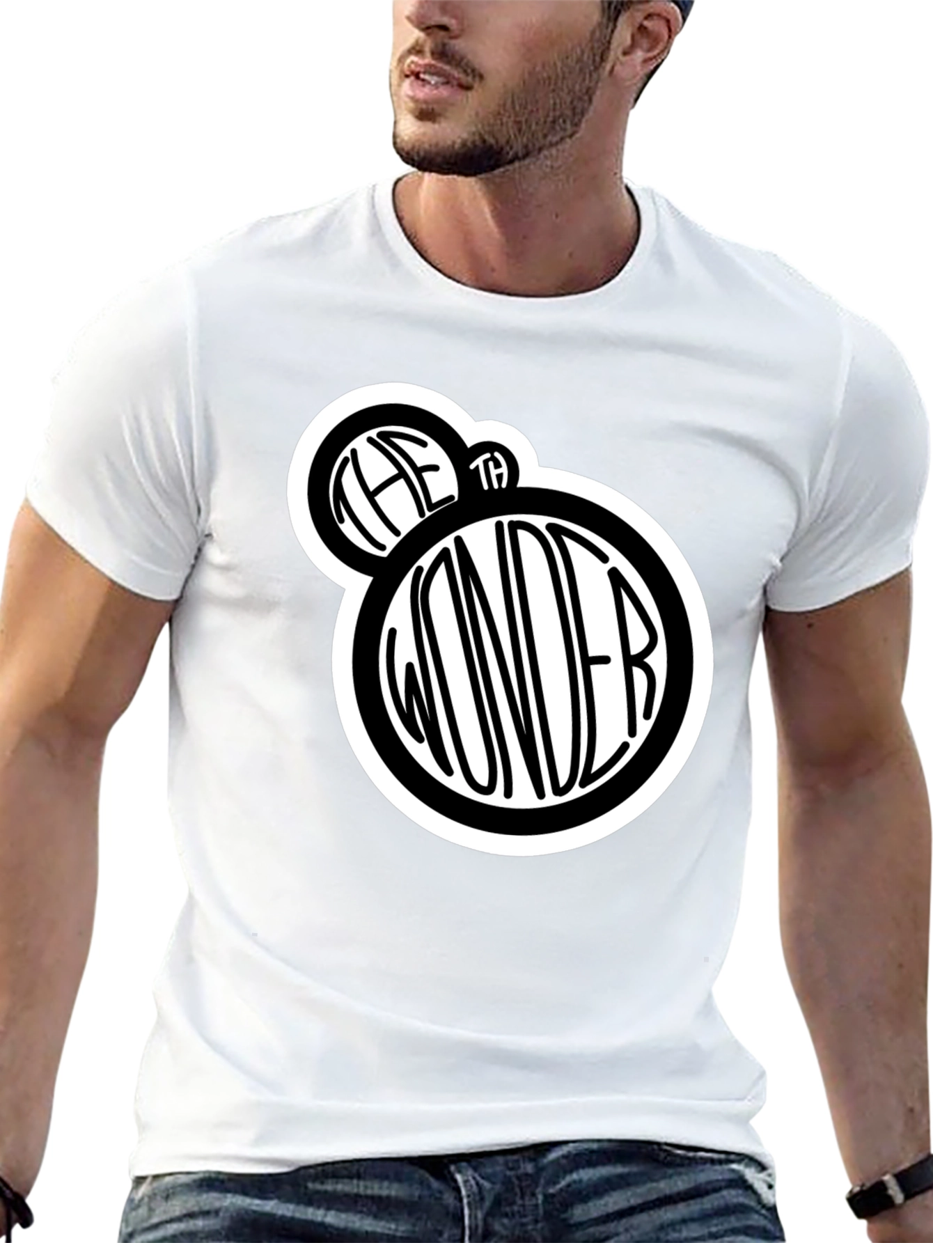 The Wonder Circle Graphic T-Shirt - Black