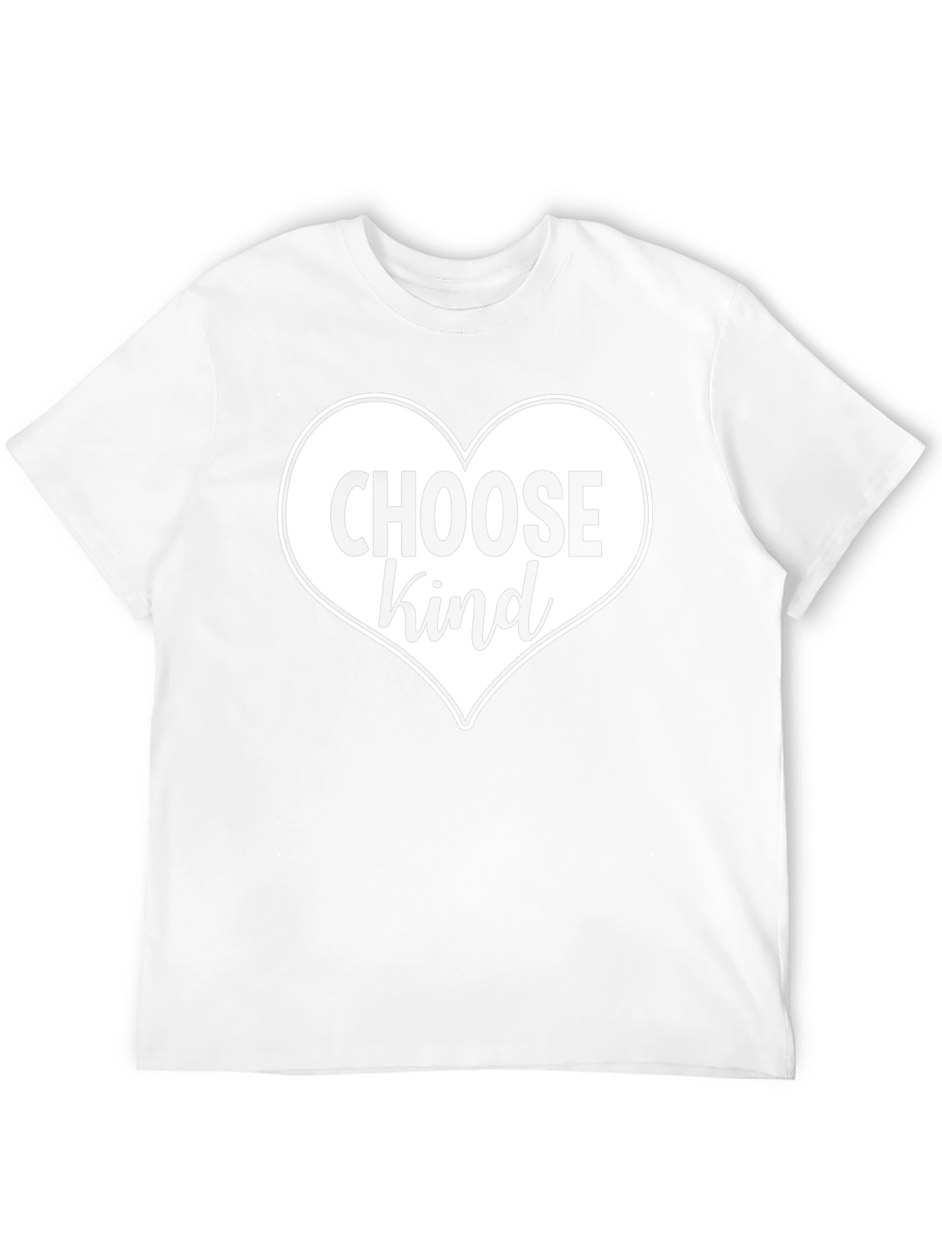 Choose Kind Heart Graphic Tee - Soft Cotton Blend