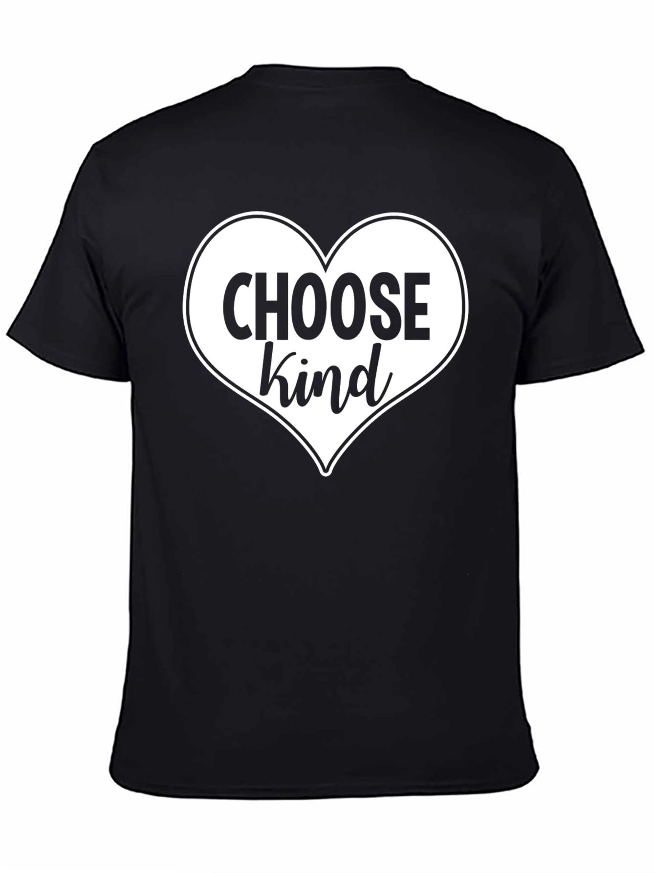 Choose Kind Heart Graphic Tee - Soft Cotton Blend