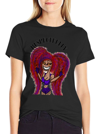 Respectfully Graphic Tee - Bold Cartoon Print