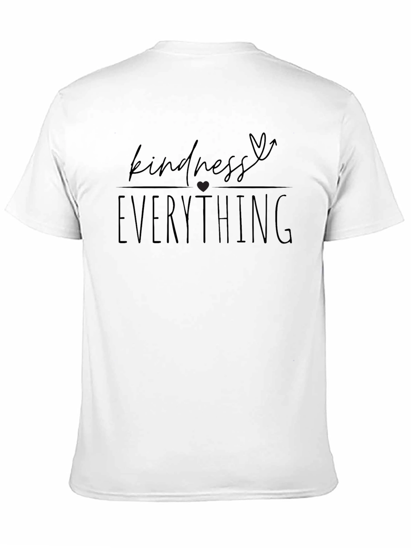Kindness Everything Graphic Tee - Black Short Sleeve