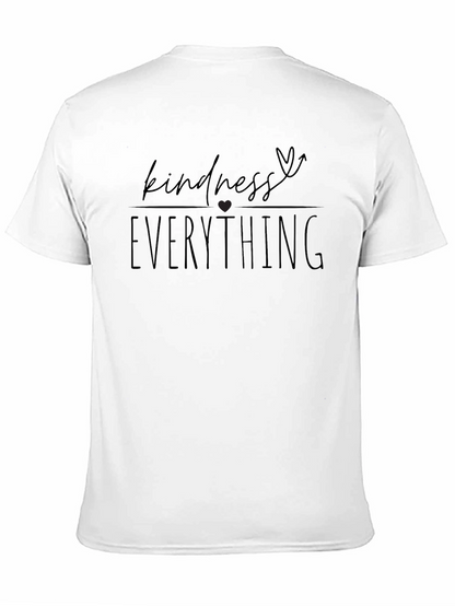 Kindness Everything Graphic Tee - Black Short Sleeve
