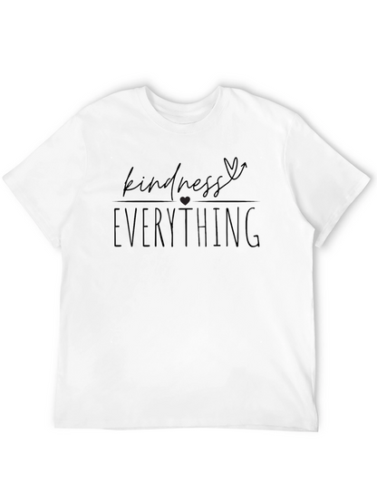 Kindness Everything Graphic Tee - Black Short Sleeve