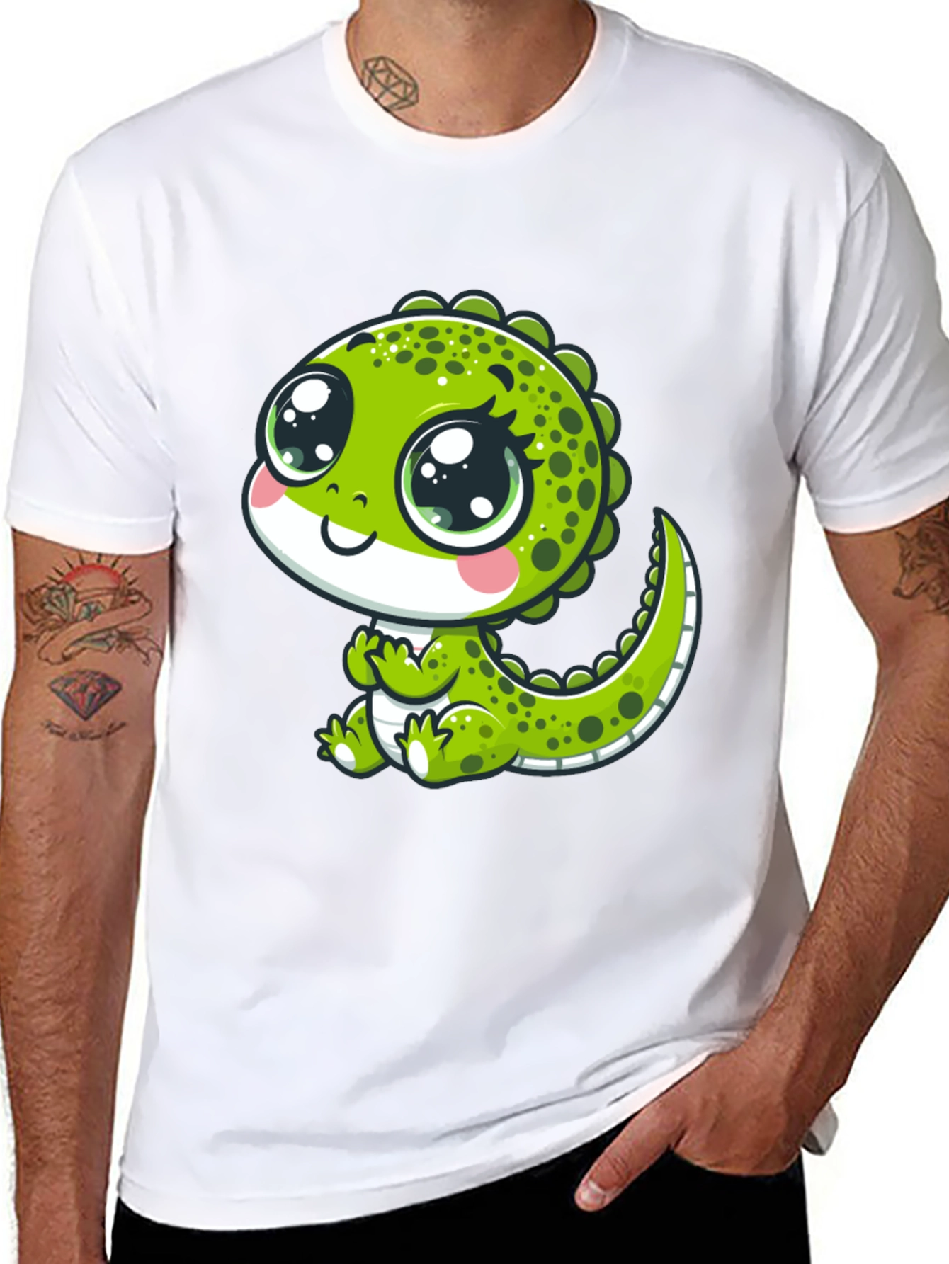 Cute Dino T-Shirt - Black