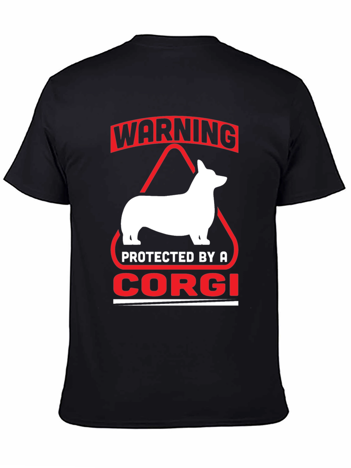Warning Protected By A Corgi T-Shirt