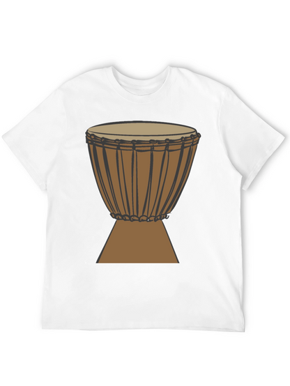 Drum Graphic T-Shirt - Musical Instrument Tee
