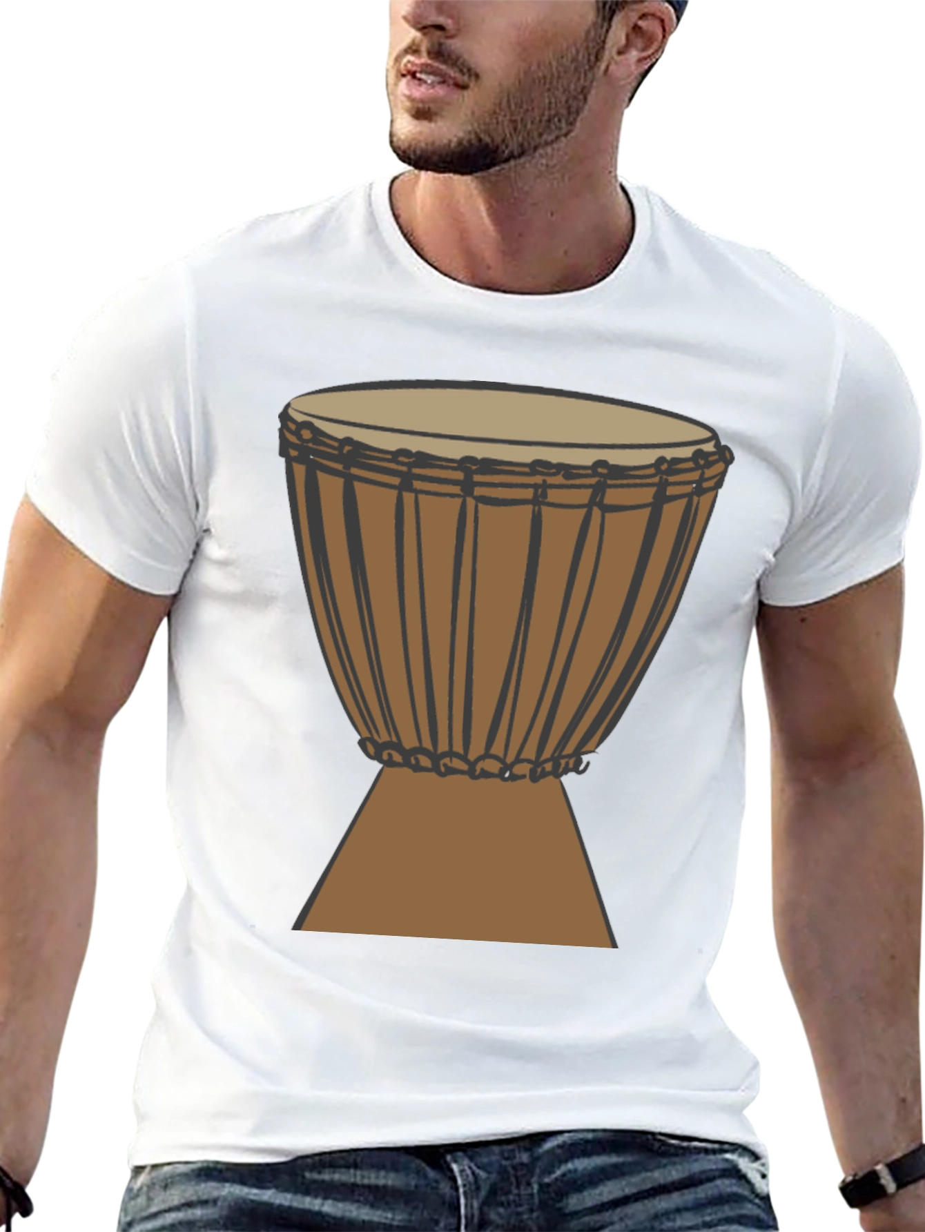 Drum Graphic T-Shirt - Musical Instrument Tee