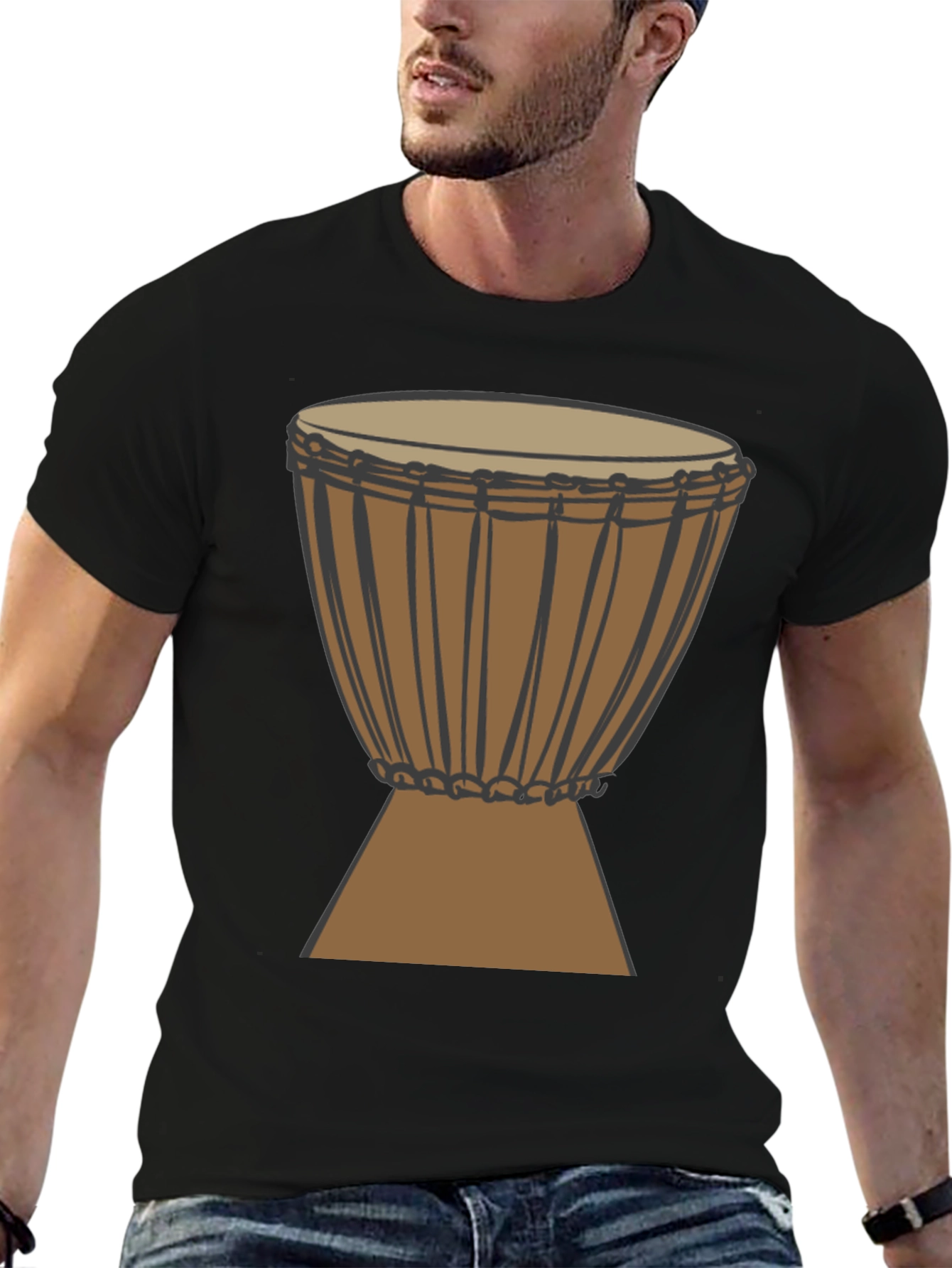 Drum Graphic T-Shirt - Musical Instrument Tee