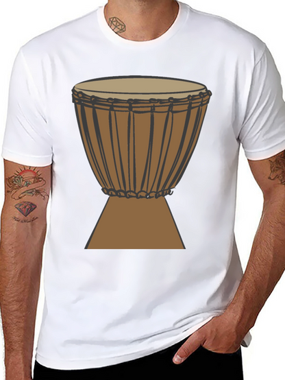 Drum Graphic T-Shirt - Musical Instrument Tee