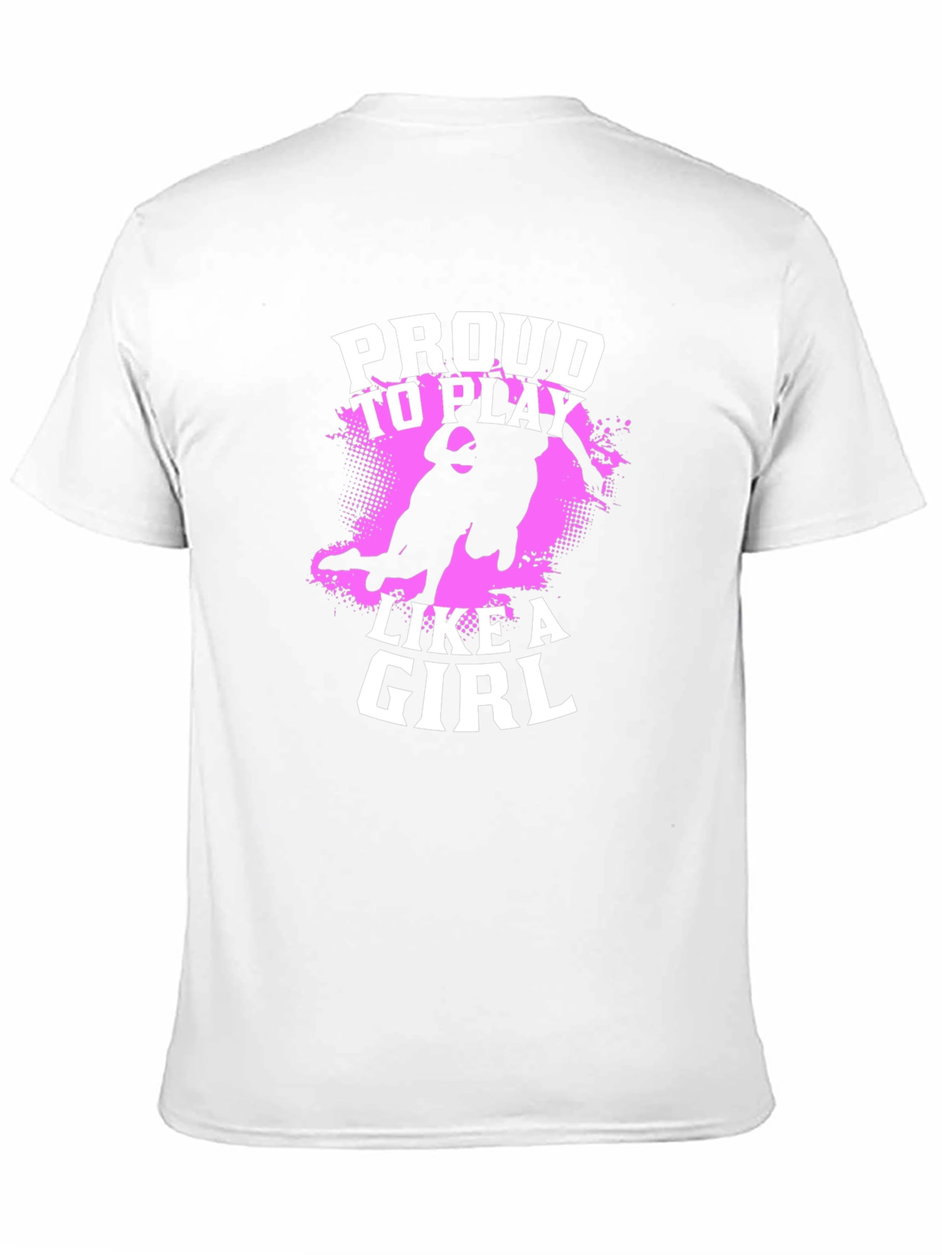 Proud To Play Like A Girl Black T-Shirt