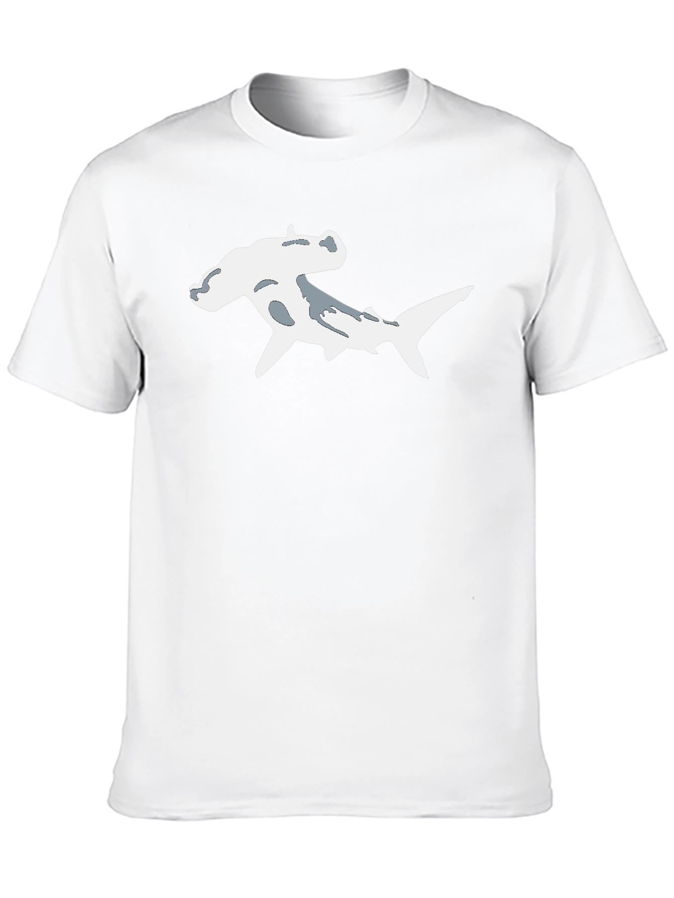 Hammerhead Shark Graphic Tee - Black Cotton Shirt