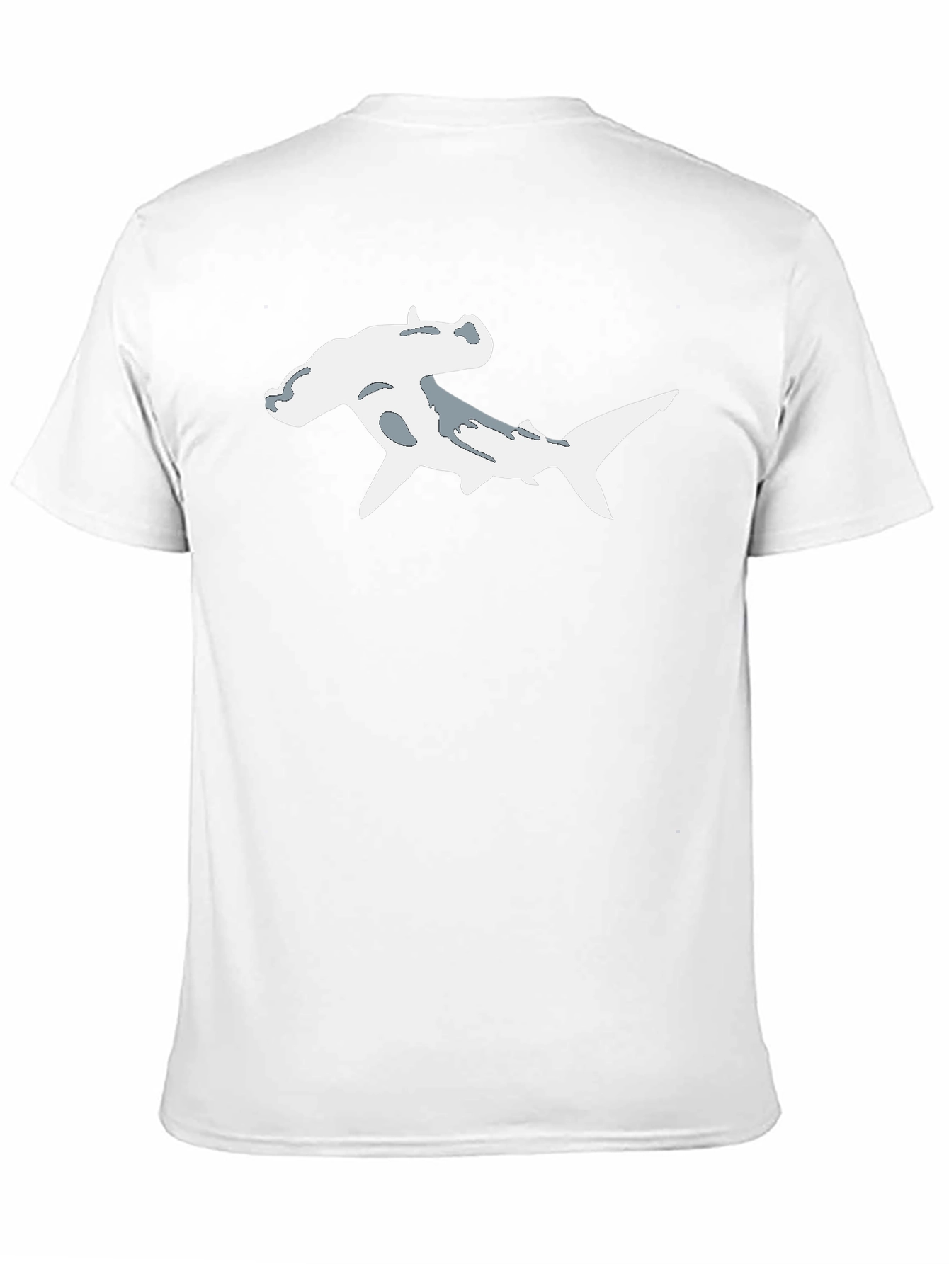 Hammerhead Shark Graphic Tee - Black Cotton Shirt