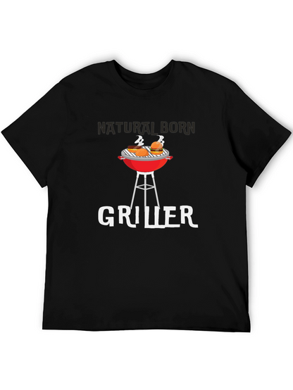 Natural Born Griller Black T-Shirt