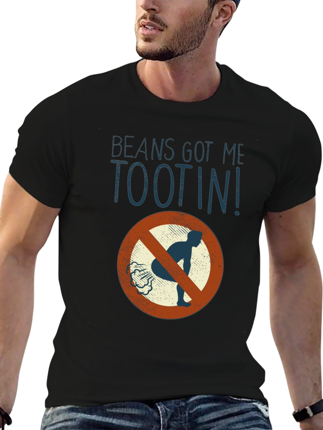 Beans Got Me Tootin Graphic Novelty T-Shirt