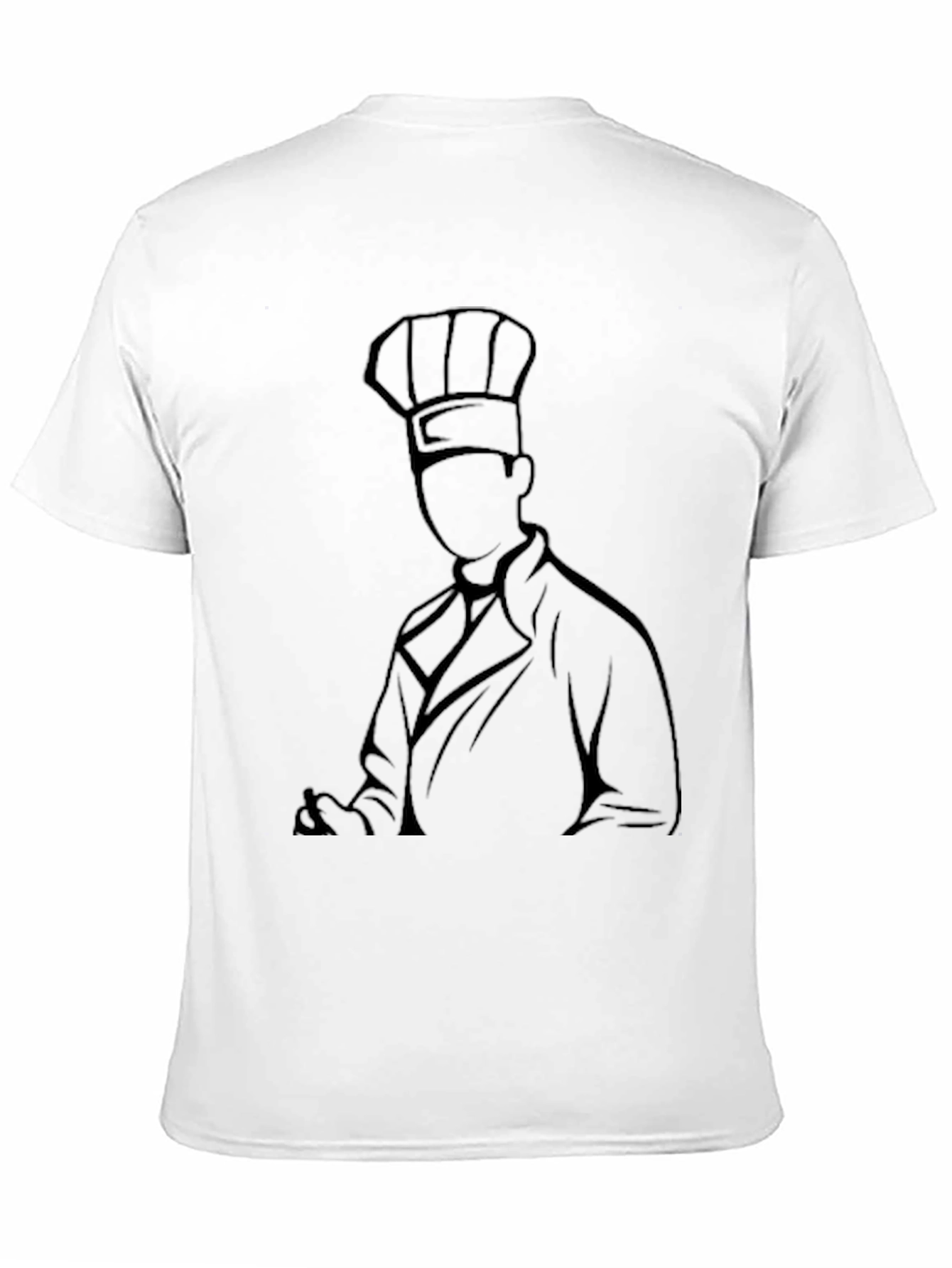 Chef Silhouette Black Graphic Tee