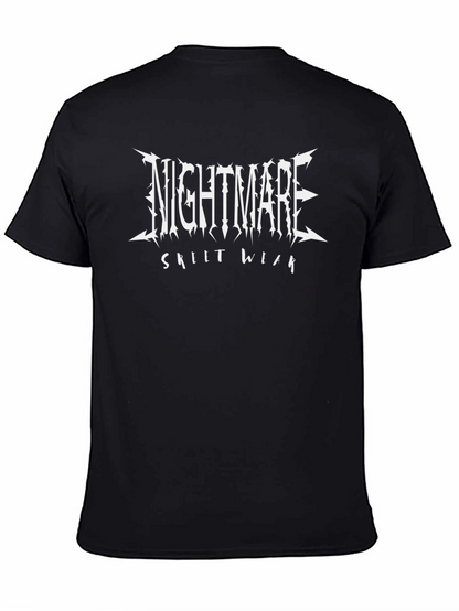 Nightmare Skillet Wear Black Graphic T-Shirt