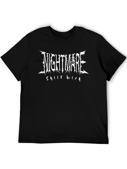Nightmare Skillet Wear Black Graphic T-Shirt