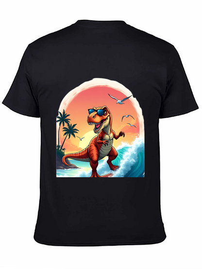 Surfing Dinosaur Graphic Tee