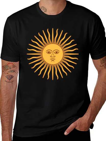 Sun Graphic Black T-Shirt