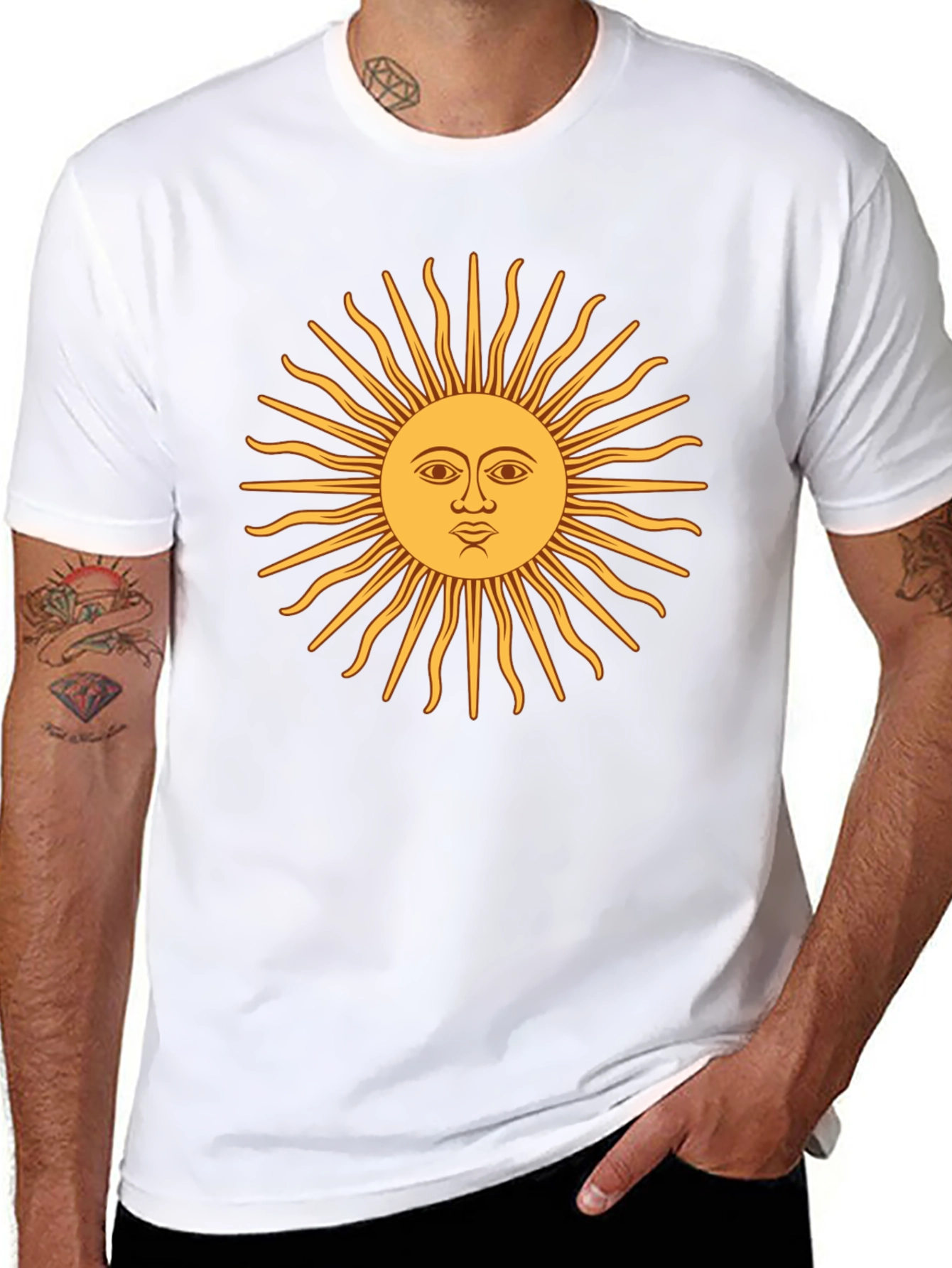 Sun Graphic Black T-Shirt