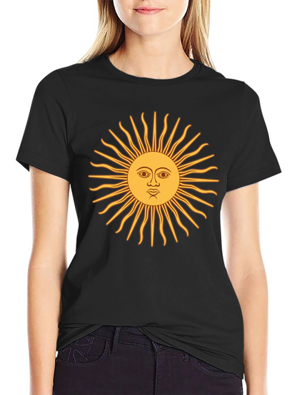 Sun Graphic Black T-Shirt