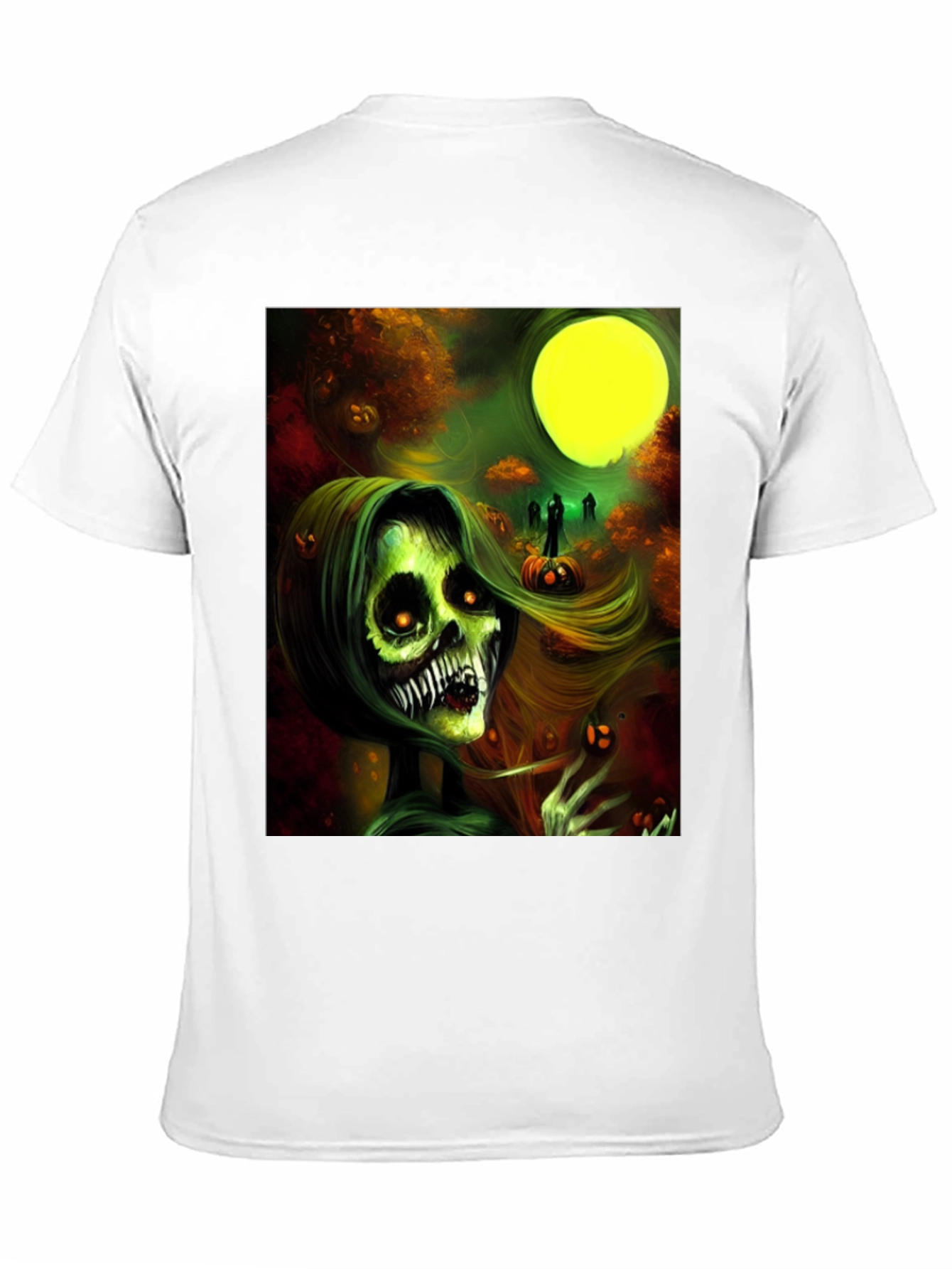 Halloween Zombie Woman Graphic Tee