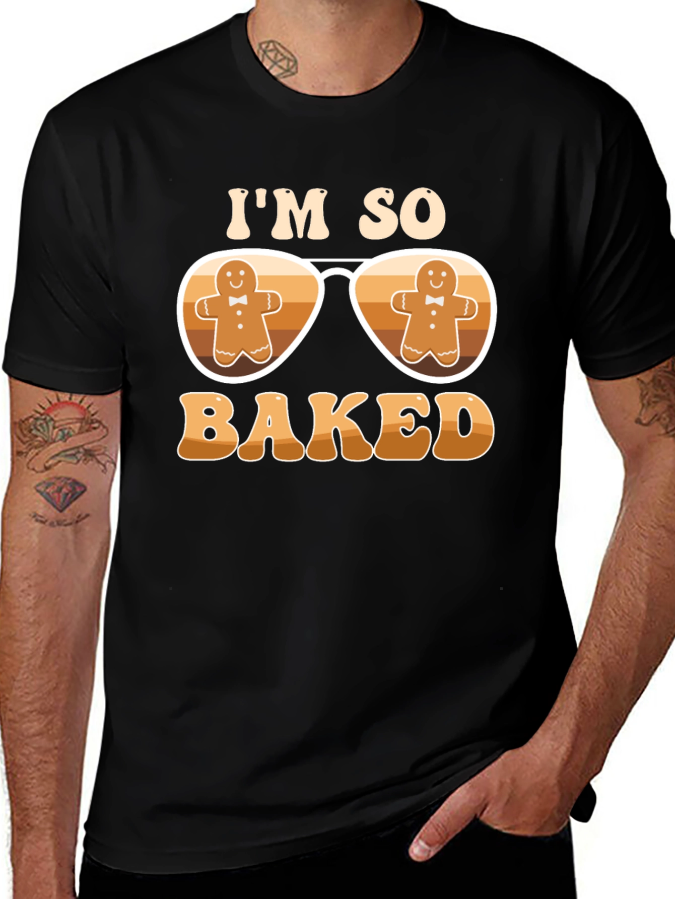 Im So Baked Gingerbread Sunglasses Tee