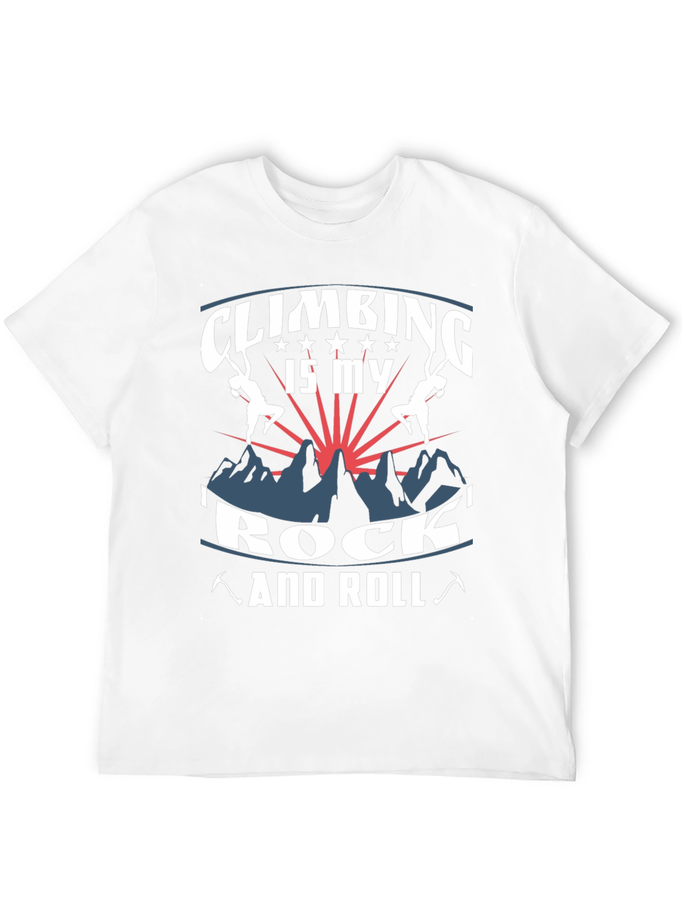 Climbing is My Rock and Roll Graphic Tee