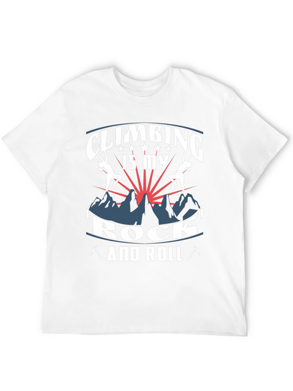 Climbing is My Rock and Roll Graphic Tee