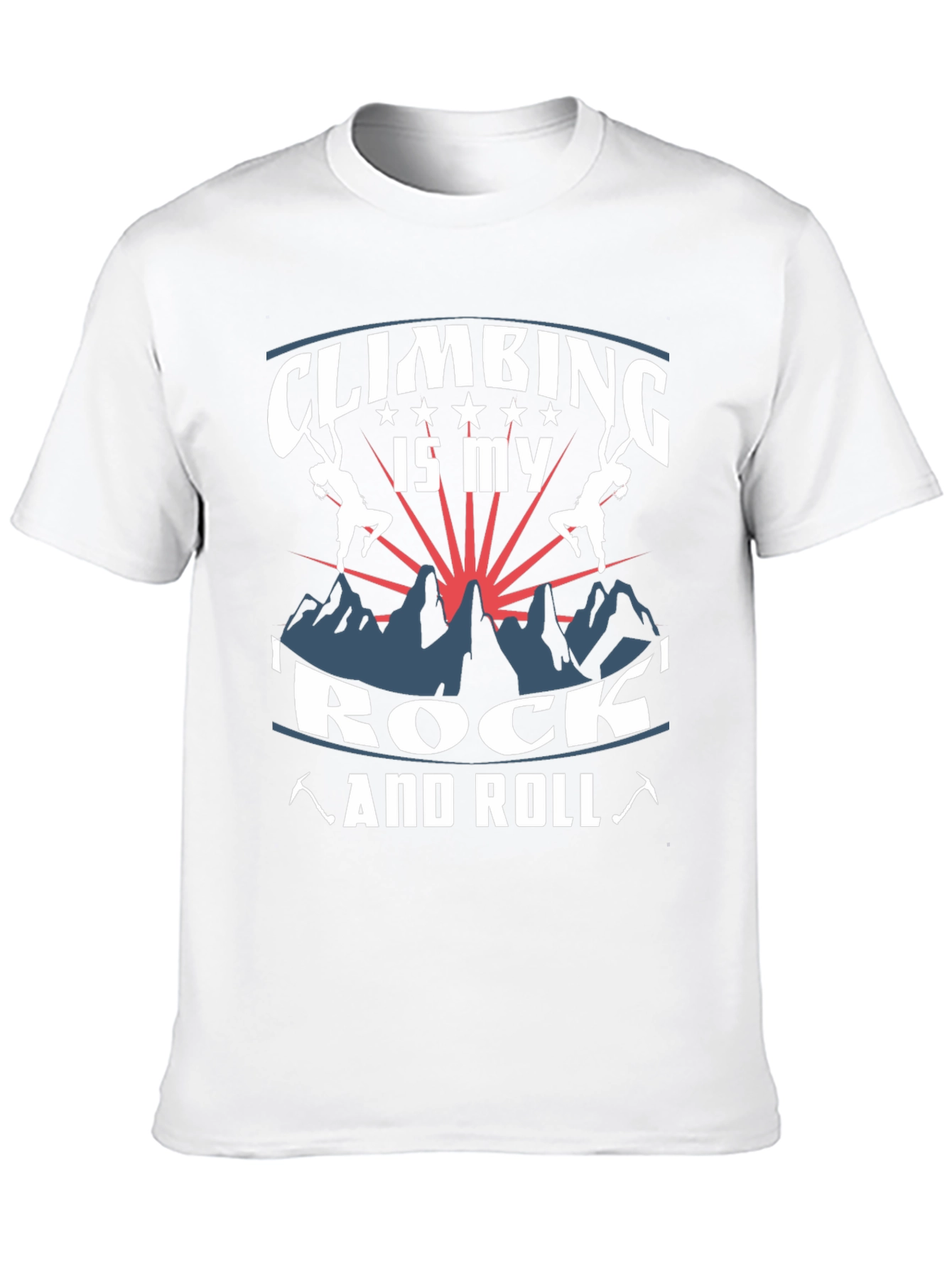 Climbing is My Rock and Roll Graphic Tee