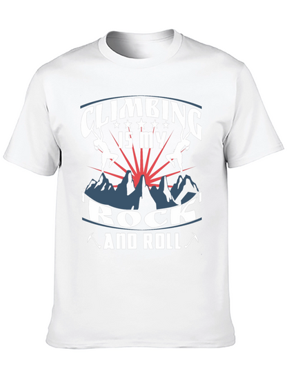 Climbing is My Rock and Roll Graphic Tee