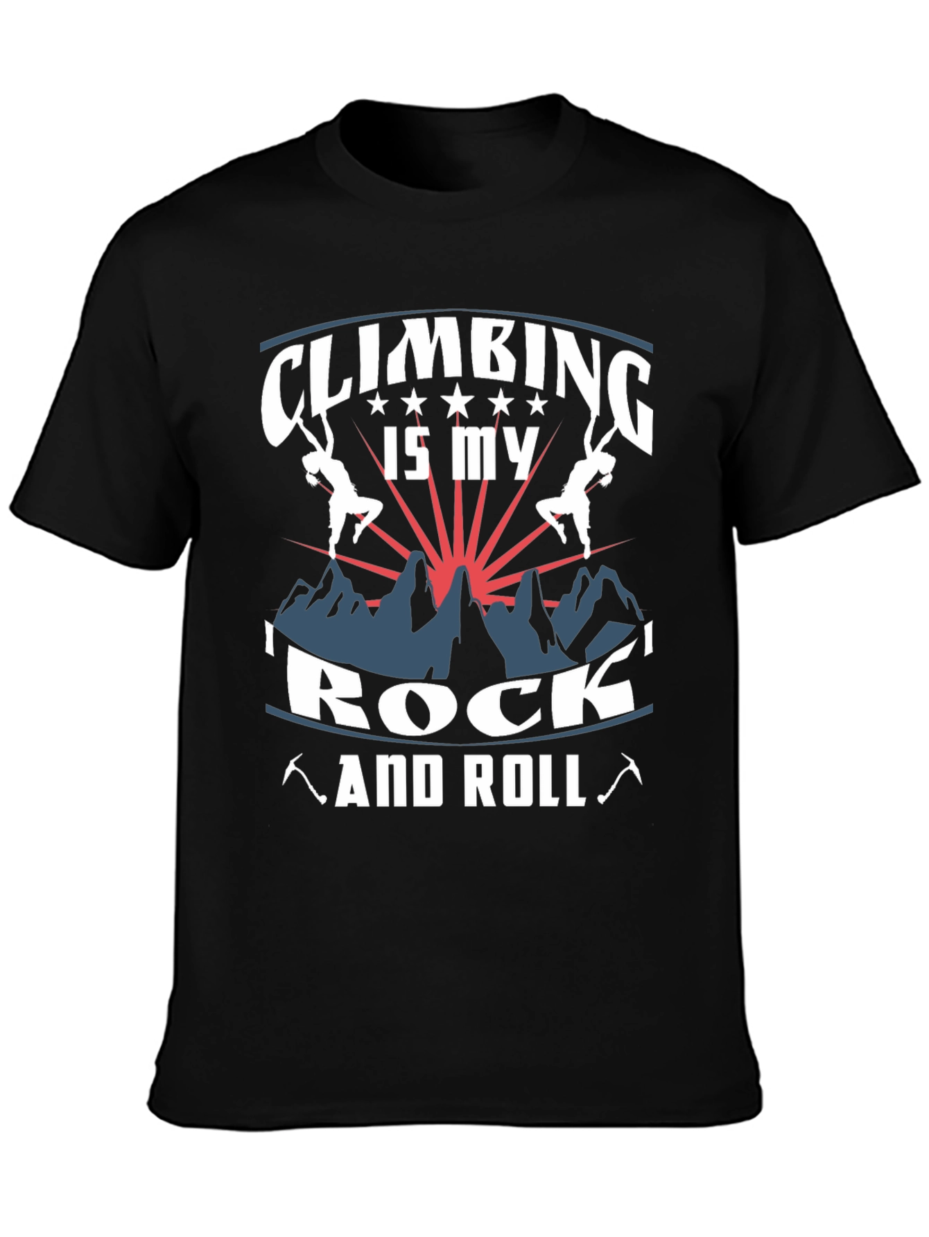 Climbing is My Rock and Roll Graphic Tee