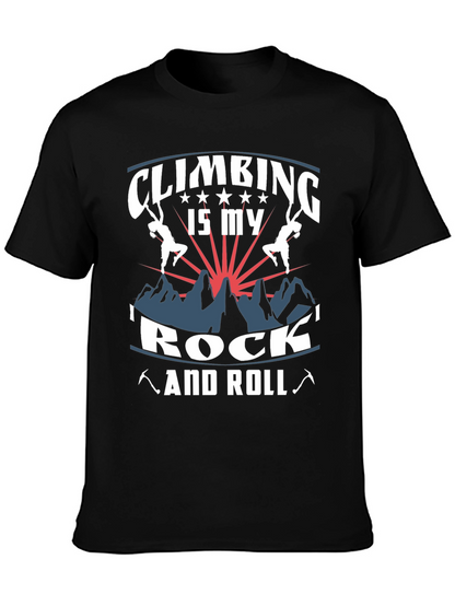 Climbing is My Rock and Roll Graphic Tee