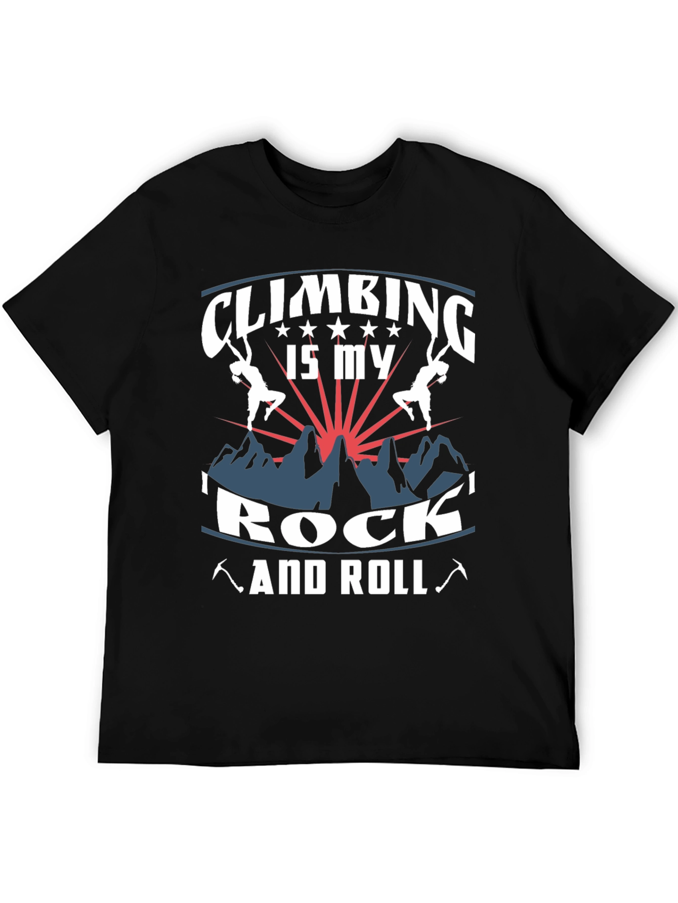 Climbing is My Rock and Roll Graphic Tee
