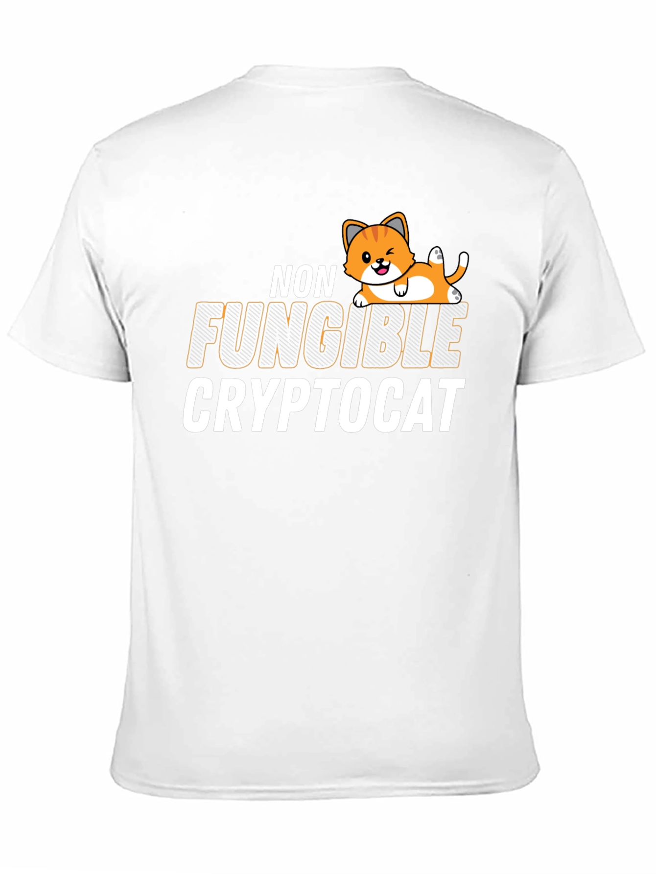 Non Fungible Crypto Cat Graphic T-Shirt
