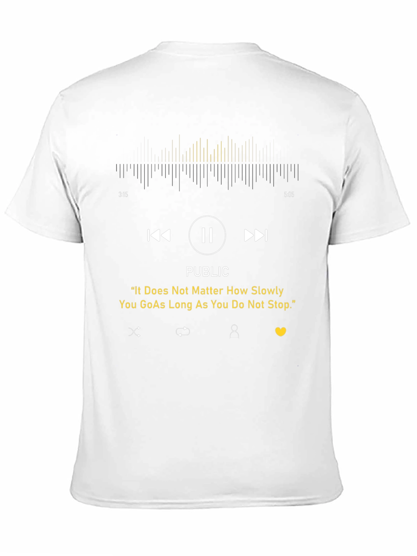 Inspirational Music Player T-Shirt
