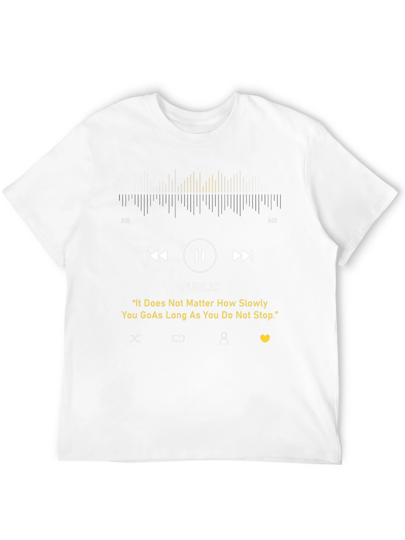 Inspirational Music Player T-Shirt