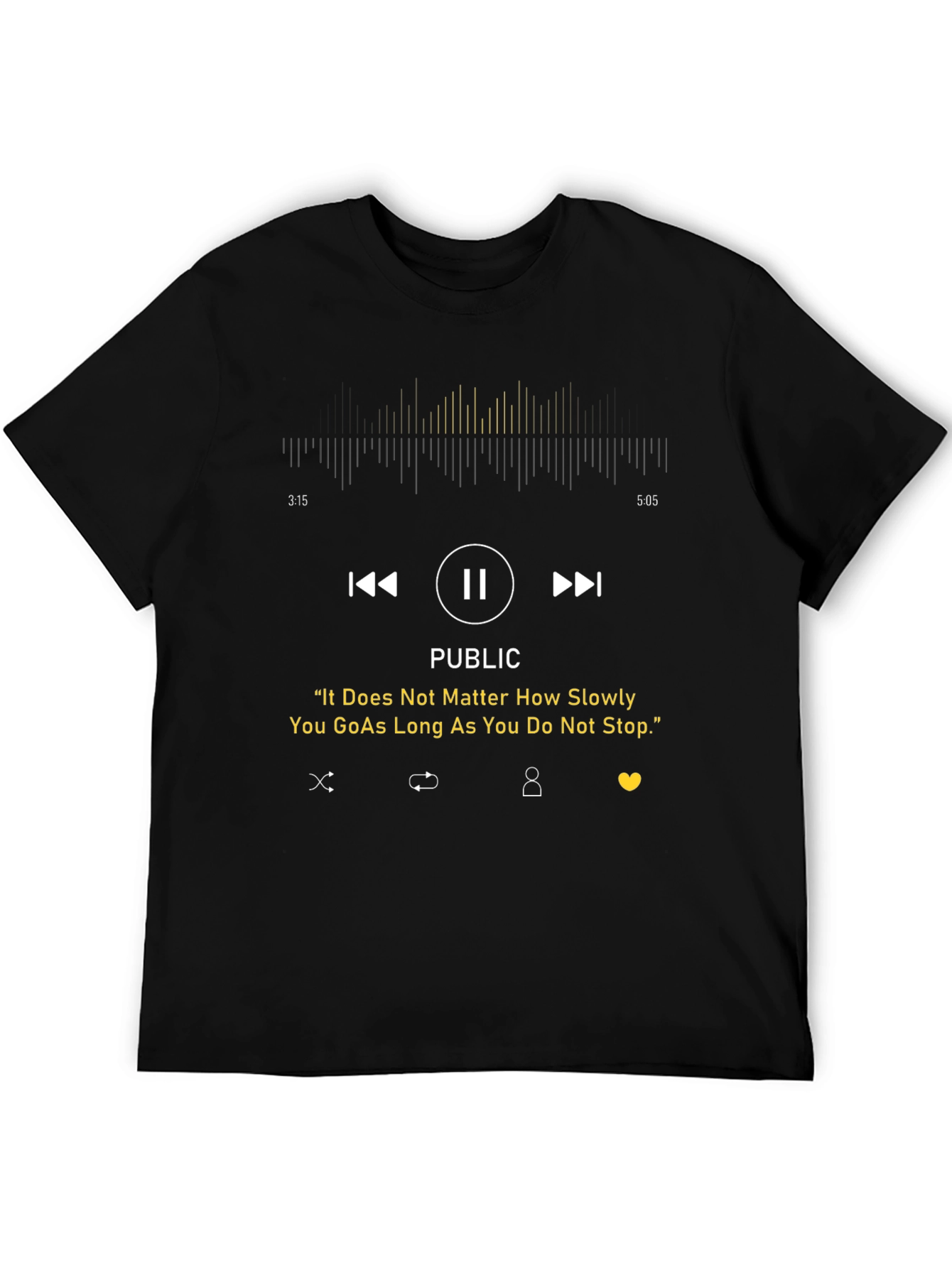 Inspirational Music Player T-Shirt