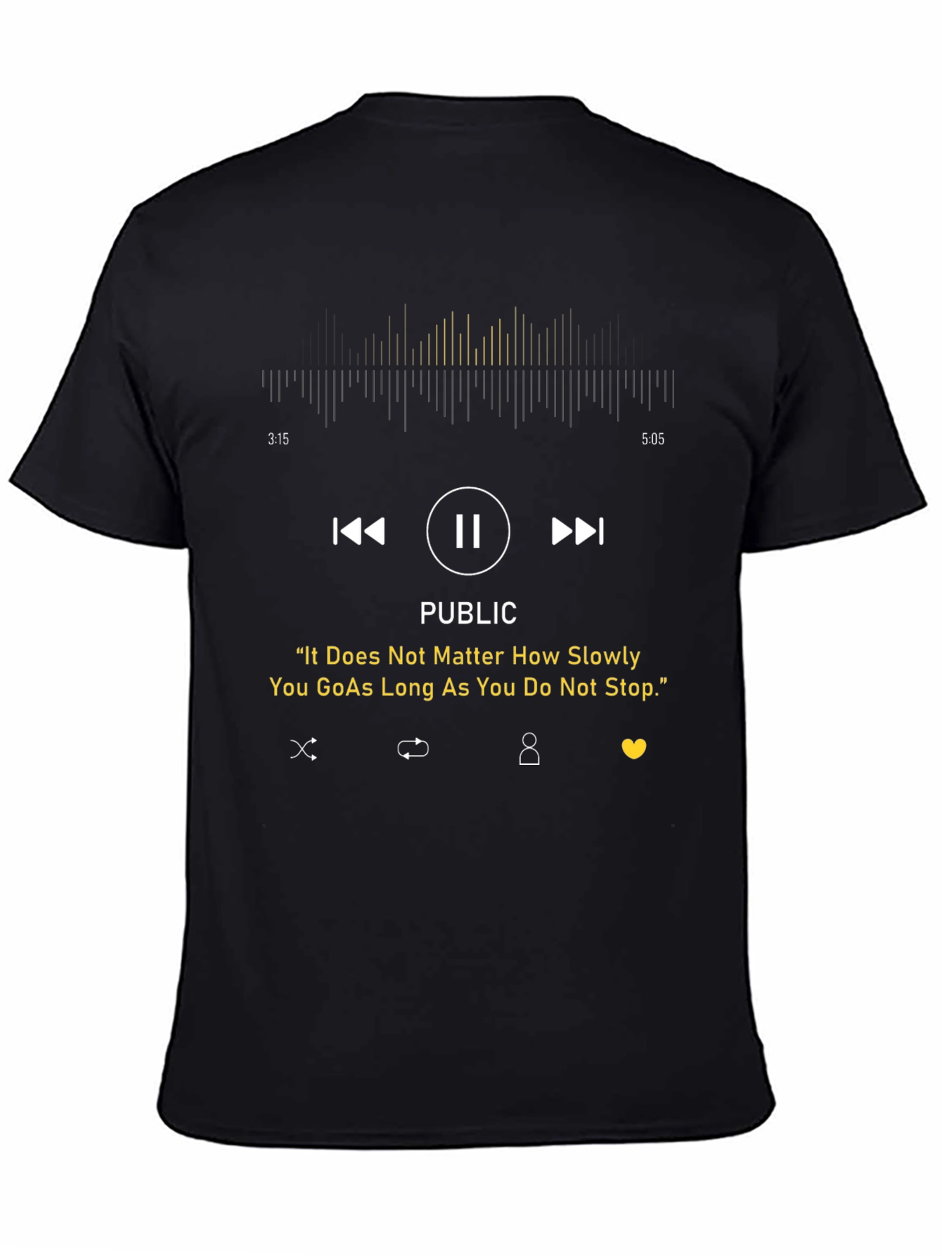 Inspirational Music Player T-Shirt