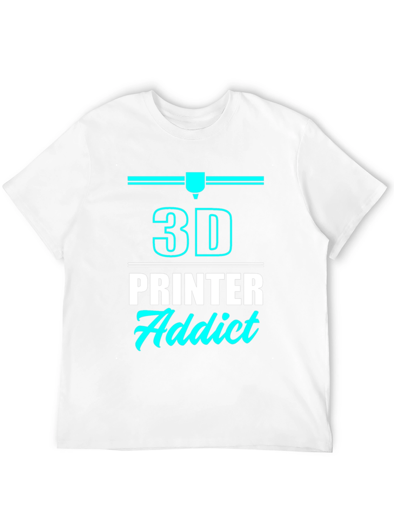 3D Printer Addict T-Shirt - Black
