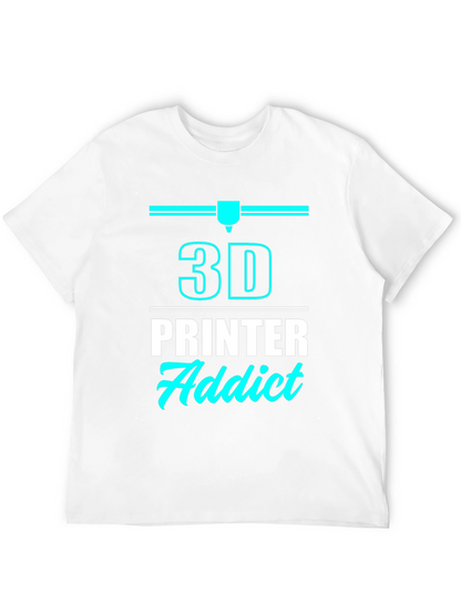 3D Printer Addict T-Shirt - Black
