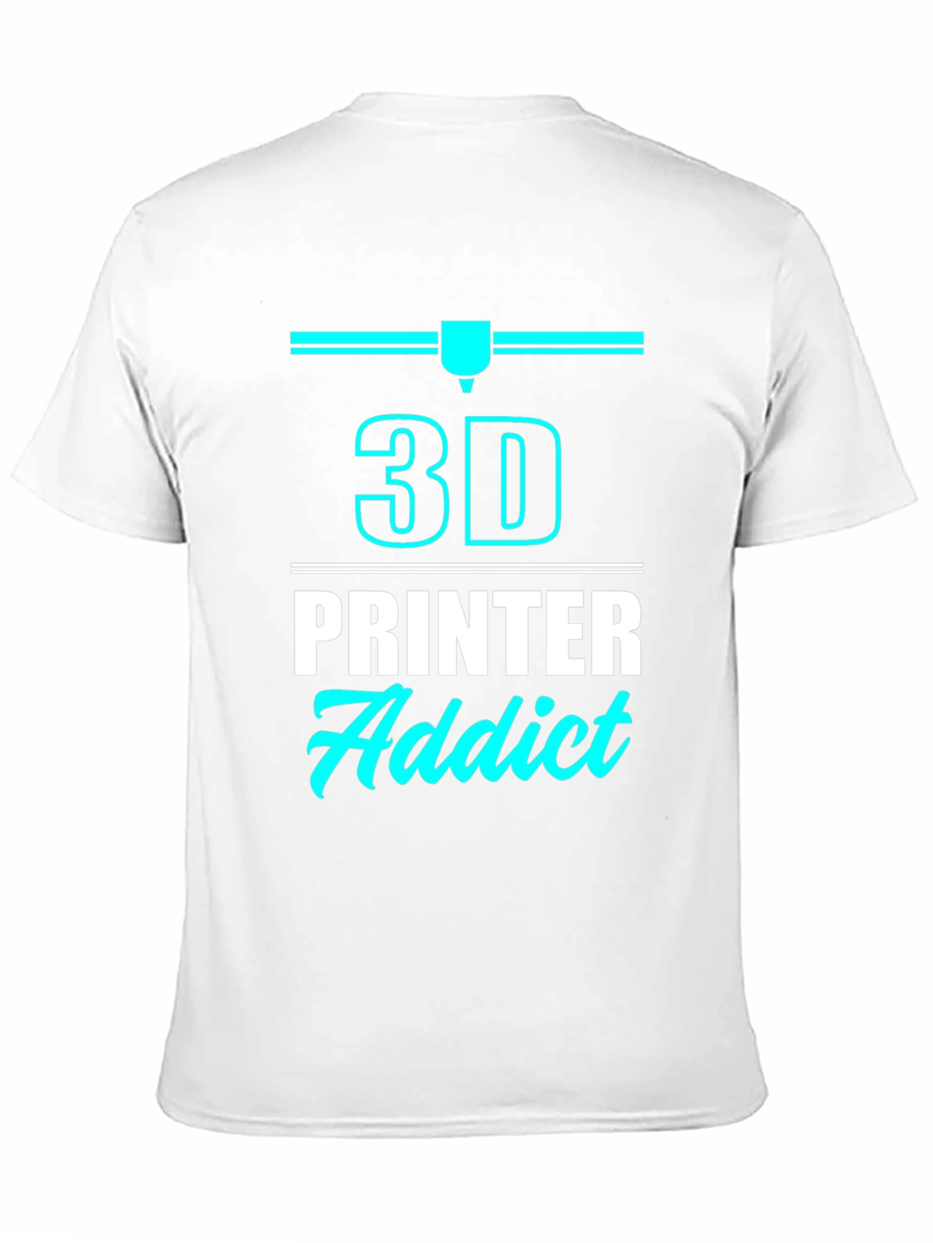 3D Printer Addict T-Shirt - Black
