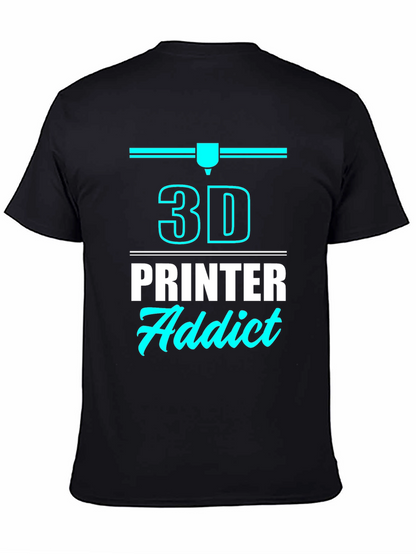 3D Printer Addict T-Shirt - Black