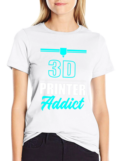 3D Printer Addict T-Shirt - Black