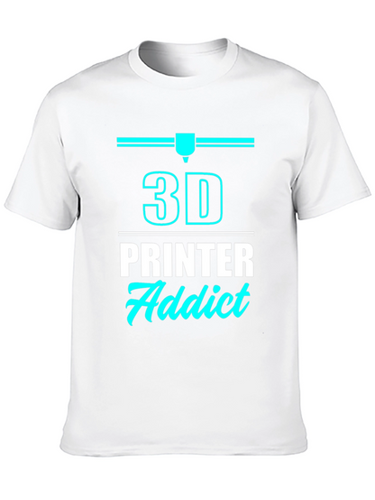 3D Printer Addict T-Shirt - Black
