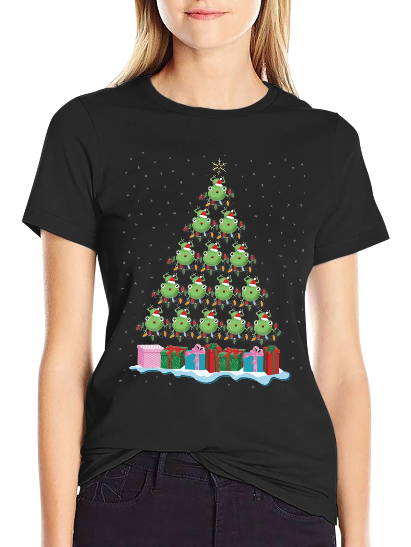 Festive Christmas Tree Grinch T-Shirt