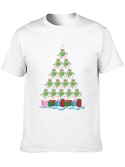 Festive Christmas Tree Grinch T-Shirt