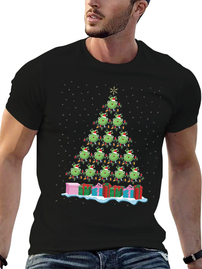 Festive Christmas Tree Grinch T-Shirt