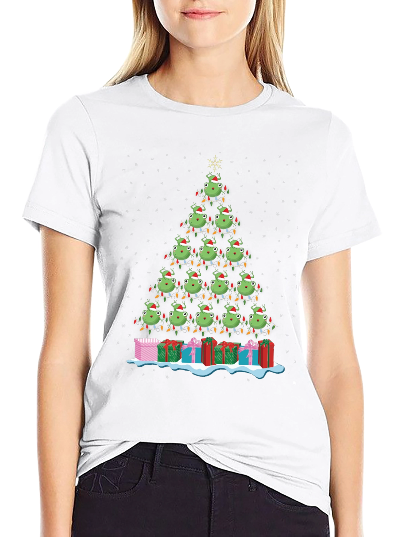 Festive Christmas Tree Grinch T-Shirt