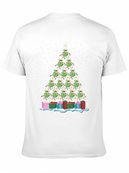 Festive Christmas Tree Grinch T-Shirt